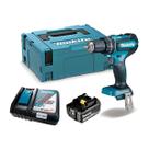 Furadeira Parafusadeira 18v C/ 2 Baterias 3Ah + Carregador e Maleta DDF485RFJ Makita