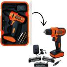 Furadeira / Parafusadeira 3/8" LD12SP bivolt 12V BlackDecker