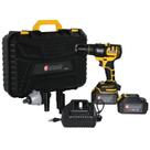 Furadeira Parafusadeira 48V 2 Baterias Kit Completo Bits Soquetes Maleta