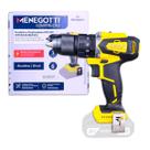 Furadeira Parafusadeira a Bateria Menegotti MFI20 40790130 20V Brushless 213 Torque Mandril de Meia Pol Sem Bateria e Carregador Perfurar e furar