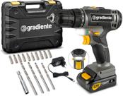 Furadeira Parafusadeira Bateria 12v Com Maleta E Acessórios Bivolt Gradiente