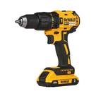 Furadeira Parafusadeira de Impacto 13mm Kit Carregador, Maleta e 2 Baterias 20V DeWalt