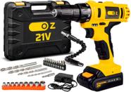 Furadeira Parafusadeira De Impacto 21v Com Maleta