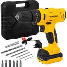 Furadeira Parafusadeira de impacto 3/8" a bateria 12V com maleta e acessórios - PFV 120I (110V/220V)