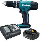Furadeira Parafusadeira de Impacto A Bateria 18v 5ah Dhp453 Makita Bivolt