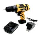 Furadeira Parafusadeira de Impacto a Bateria 18V Li-Ion 3/8 Pol. com Carregador Bivolt LITH LT7037