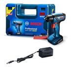 Furadeira Parafusadeira Sem Fio de 6mm Bosch Gsr 1000 Smart + 1 Batería de 1.5ah + Accesorio Com Maleta de Transporte
