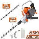 Furadeira Profissional Vulcan VF500 25cc 1HP 2T 10000rpm À Gasolina Com Engrenagens em Aço Temperado