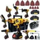 Furadeira Sem Fio Bivolt 8 Ferramentas Em 1 Multifuncional