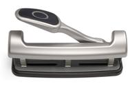 Furador Ajustável Officemate OIC90052 para 3 Furos Prata com Capacidade para 25 Folhas