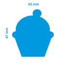 Furador Art & Montagem - Extra Gigante Cupcake (Papel e EVA) Furador Art & Montagem - Extra Gigante Cupcake (Papel e EVA)