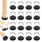 Furniture Sliders GAGUIUP 16 unidades transparentes de 2 cm cabem em pernas de 1,1 polegadas Furniture Sliders GAGUIUP 16 unidades transparentes de 2 cm cabem em pernas de 1,1 polegadas