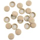 Furniture Sliders Super Sliders, pacote com 20, 3,2 cm, feltro, bege