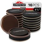 Furniture Sliders X-Protector 16 peças, 9 cm, feltro resistente