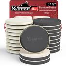 Furniture Sliders Yelanon, 20 peças, almofadas de feltro de 9 cm para carpete