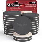 Furniture Sliders Yelanon, 20 peças, almofadas de feltro de 9 cm para carpete