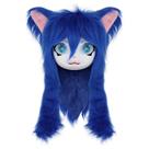 Fursuit Cat Mask Halloween Masquerade Cosplay e adereços Fursuit Cat Mask Halloween Masquerade Cosplay e adereços