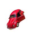 Fusca miniatura vermelho antigo