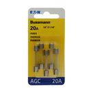 Fuse Bussmann BP/AGC-20 20 Amp Amarelo de Ação Rápida Fuse Bussmann BP/AGC-20 20 Amp Amarelo de Ação Rápida