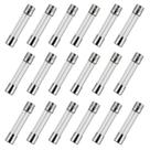 Fusível de vidro de ação rápida BOJACK 6x30 mm 2,5 A 250 V - 18 peças