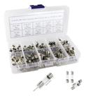 Fusível Fusíveis De Vidro 5x20 250v Kit Com 100 Pçs Variados
