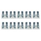 Fusivel Lamina Engate Medio 25A Transparente 25 Amperes Automotivo Kit com 10 Unidades