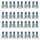 Fusivel Lamina Engate Medio 25A Transparente 25 Amperes Automotivo Kit com 20 Unidades