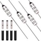 Fusível térmico Tnisesm RY184 10A 250V, corte metálico, 10 unidades Fusível térmico Tnisesm RY184 10A 250V, corte metálico, 10 unidades