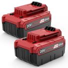 Futurebatt pacote com 2 Substituição de bateria de 6,0 Ah e 20 V de alta saída para ferramentas elétricas de lítio Porter Cable de 20 volts, no máximo, baterias PCC685L PCC680L PCC682L