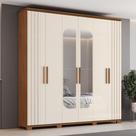G. Roupa Avila 06 Pts. C/ Espelho Nature/Off White - Henn