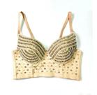G0604-Top Cropped Corselet Festa Balada Bordado Brilho Luxo 460s G0604-Top Cropped Corselet Festa Balada Bordado Brilho Luxo 460s