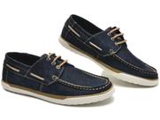 G110CLA Mocassim Dockside masculino em couro nobre marinho
