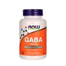 Gaba 750mg (100 Vcaps) Now Foods