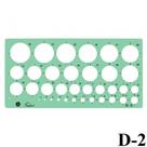 Gabarito Circulografo D-02 Trident