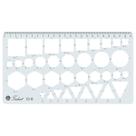 Gabarito Combinado Trydent Figuras Geométricas Mod D-9