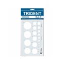 Gabarito De Circulo Circulógrafo Trident Com 22 Circulos D-1