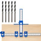 Gabarito de hardware de gabinete Holimax Punch Locator Drill Guide Set