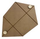 Gabarito De Madeira Para Pipa Caçadeira 70 Cm Bambu X Bambu