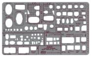 Gabarito de Planejamento para Lavatório Pickett Escala 1/8" e 1/4"