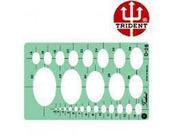 Gabarito Desenho - Elipses Mod. D-26 Trident Gabarito Desenho - Elipses Mod. D-26 Trident