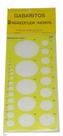 Gabarito Elipses 50 Staedtler Trident Gabarito Elipses 50 Staedtler Trident