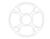 Gabarito Molde Circular 28cm Personalizado Mdf Cru De 6mm