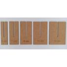 Gabarito Molde Para Laço Mdf Cru Kit Tamanho Ímpares