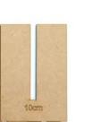 Gabarito Molde Para Laços Kit Com 7 Peças Mdf Cru