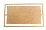 Gabarito Molde Tábua MDF Cru De 6mm Personalizado 1 peça