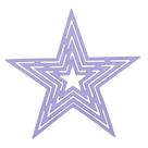 Gabarito Patchwork Estrelas