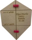 Gabarito Pipa Mucha 60 Cm
