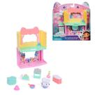 Gabby Dollhouse Playset Cozinha Cakey Cat Com Boneco E Acessórios