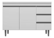 Gabinete Andreia S/tampo 100cm 2pt 3gvts - branco