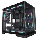 Gabinete aquario gamer redragon wideload pro, mid tower, vidro temperado, atx, black Gabinete aquario gamer redragon wideload pro, mid tower, vidro temperado, atx, black